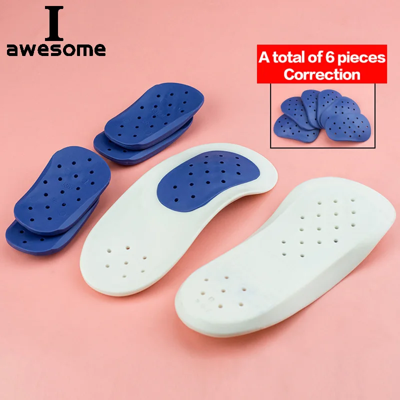 Flat Foot correct 3/4 length orthotic Insoles insert shoe pad For Children Kids men women Half arch support orthopedic Insole