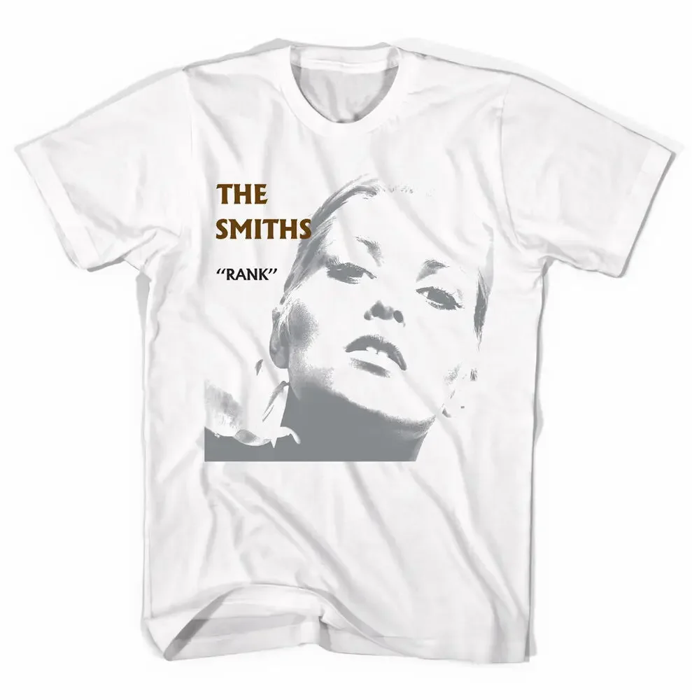 The Smiths  Rank White Unisex T-shirts for Man Woman Short Summer Tees Casual Cotton Luxury brand Fashion Couple's Cloths