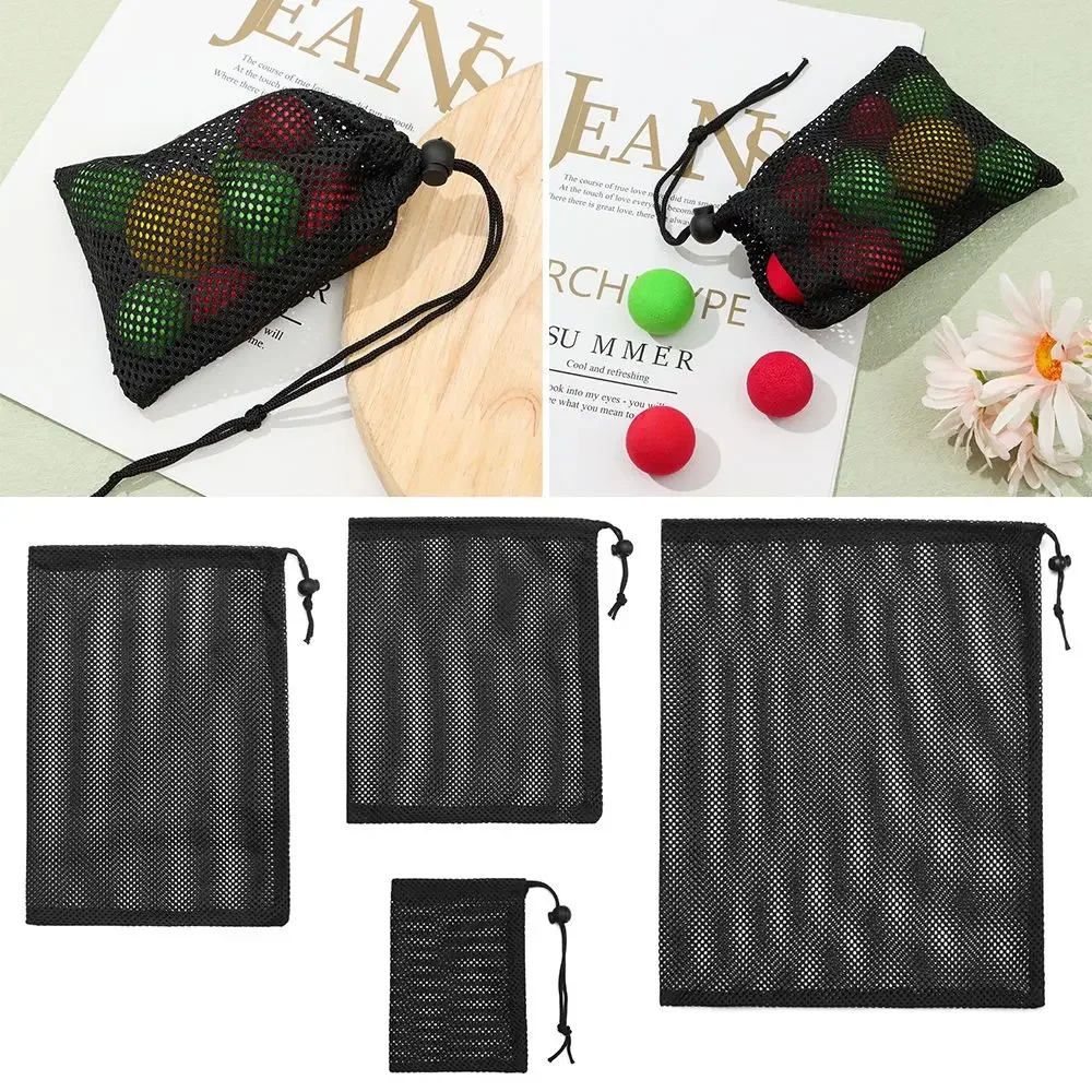 

Durable Multi Purpose Home Stuff Sack Storage Bag Laundry Bag Mesh Drawstring Bag