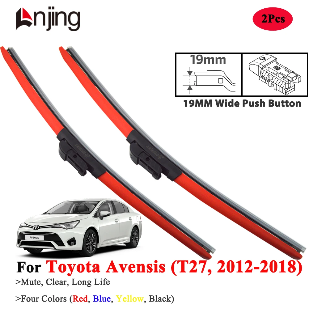 

LNJING Hybrid Wiper Blades For Toyota Avensis T27 2012-2018