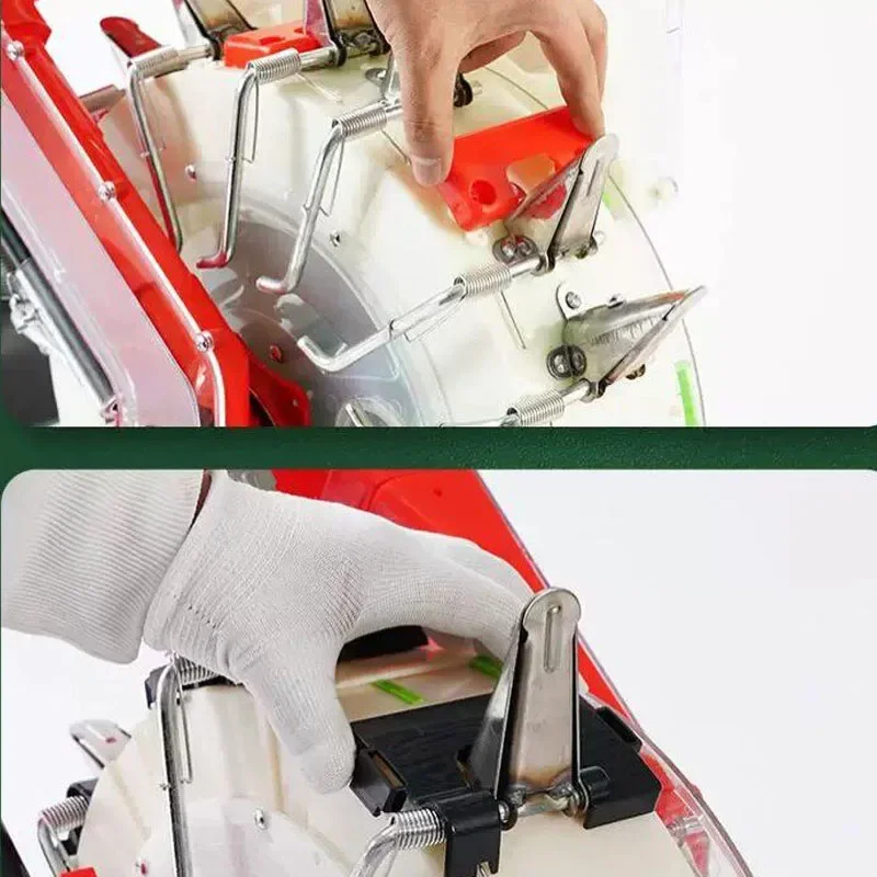 Portable Farm Hand Push Seed Planter Roller Seeding Machine Lightweight Manual Sowing Equipment for Garden