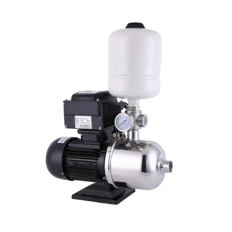 2HP VSD Automatic constant pressure pump for home integrated variable frequency system horizontal intelligent multistage pump