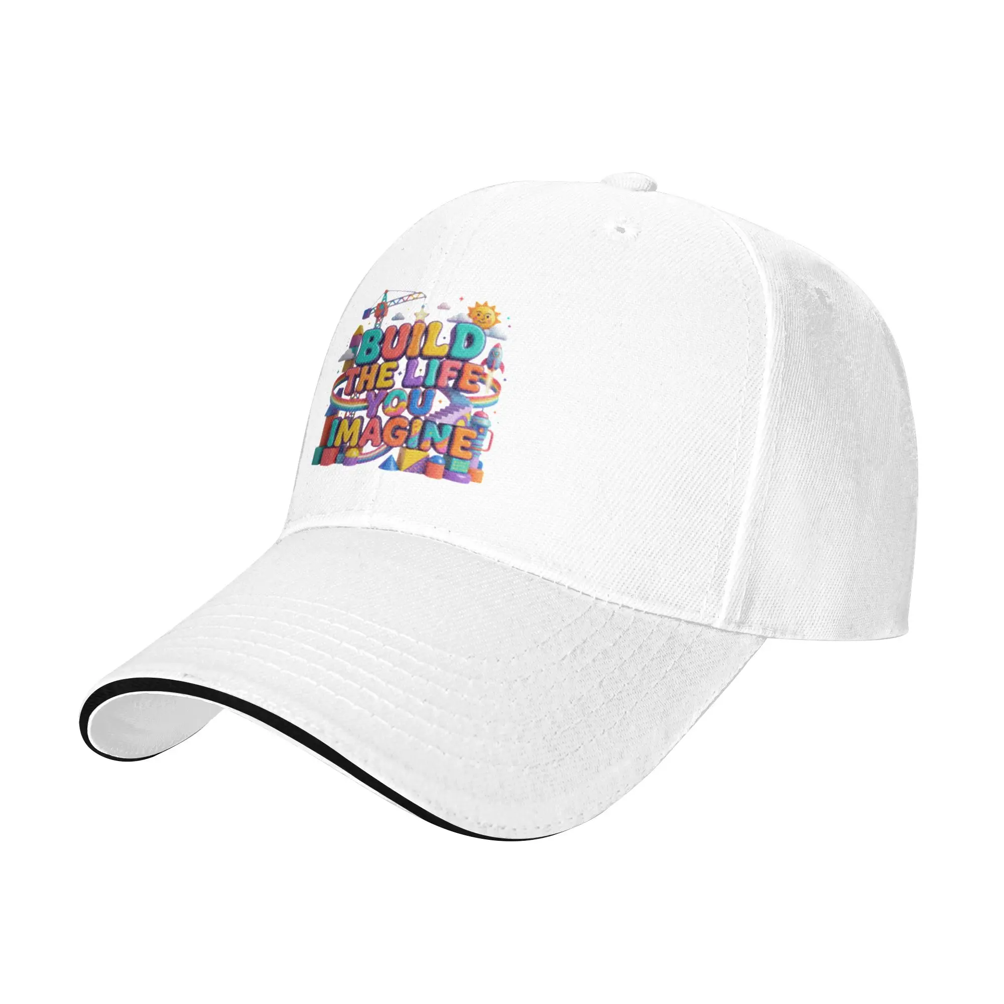 BUILD THE LIFE YOU IMAGINE Gift For Children Men Women A Baseball Cap Hat