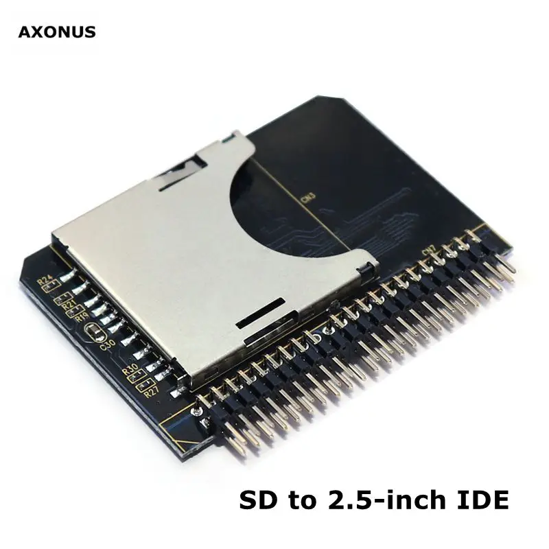 SD Card to 2.5 /3.5Inch IDE Adapter，SD SDHC SDXC MMC Memory Card to IDE 2.5