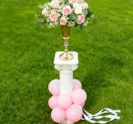 

10 шт.) H90 см высота Золотая ваза для цветов Свадебные центральные элементы Подставка для цветов Вечеринка Дорога Свинец Украшение дома