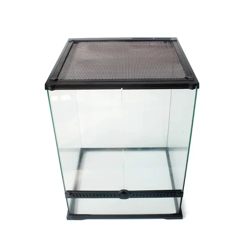 Non-Removable Integrated Reptile Glass Container Durable Reptile Habitat Jar