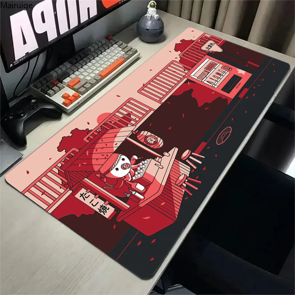 Japanese Street Mouse Pad Gamer DeskMat Large XXL Computer Gaming Peripheral Accessories Simplicity MousePad Mat for Csgo