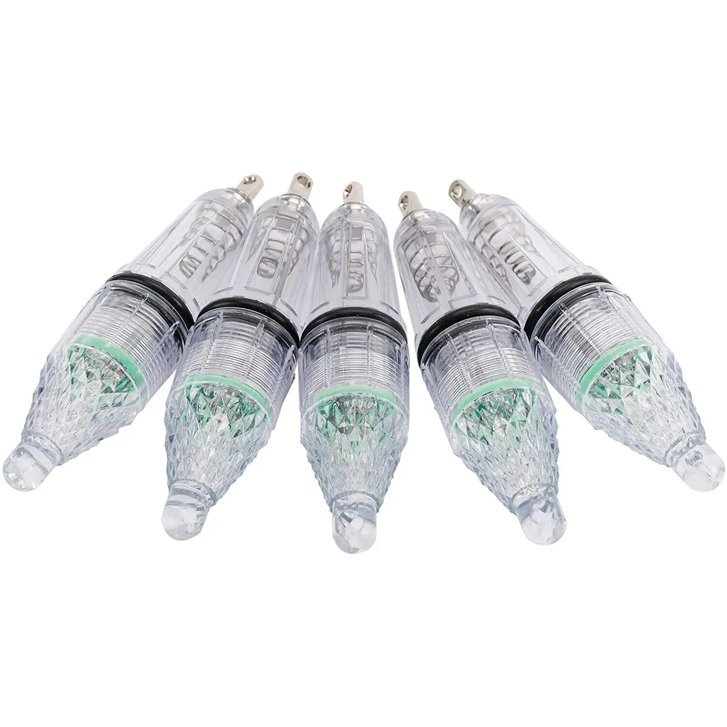 5x12cm Deep Drop Angeln Licht mehrfarbige Unterwasser fische anziehen Indikator Köder LED Blitzlicht Köder Drops hing