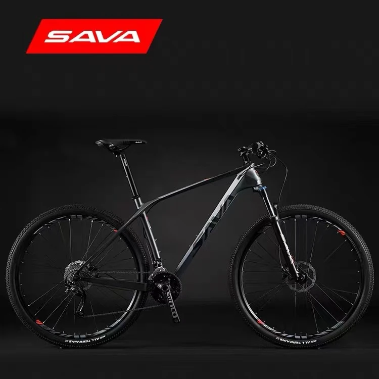 

2024 SAVA Dika Mountain Bike 27 Speed Carbon Fiber Frame Racing Bicycle for Adults