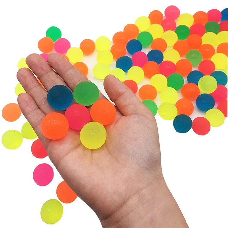 Bulk 25mm Solid Bouncy Balls for Pets – 10/20/100PCS Assorted Color Rubber Toys for Dogs & Cats, Active Play & Exercise TMZ