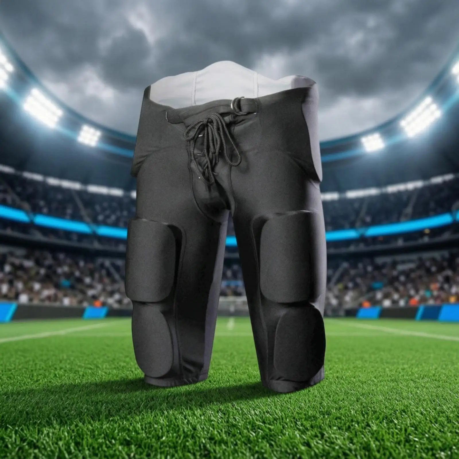 Compression Shorts with Pads Impact-Absorbing Padded Shorts Form-Fitting Apparel