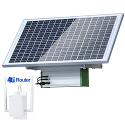 New Solar Battery Power LTE Wat Long Rang Industrial Water Proof Wireless Outdoor Solar 4G 5G WIFI CPE Router with Sim Card