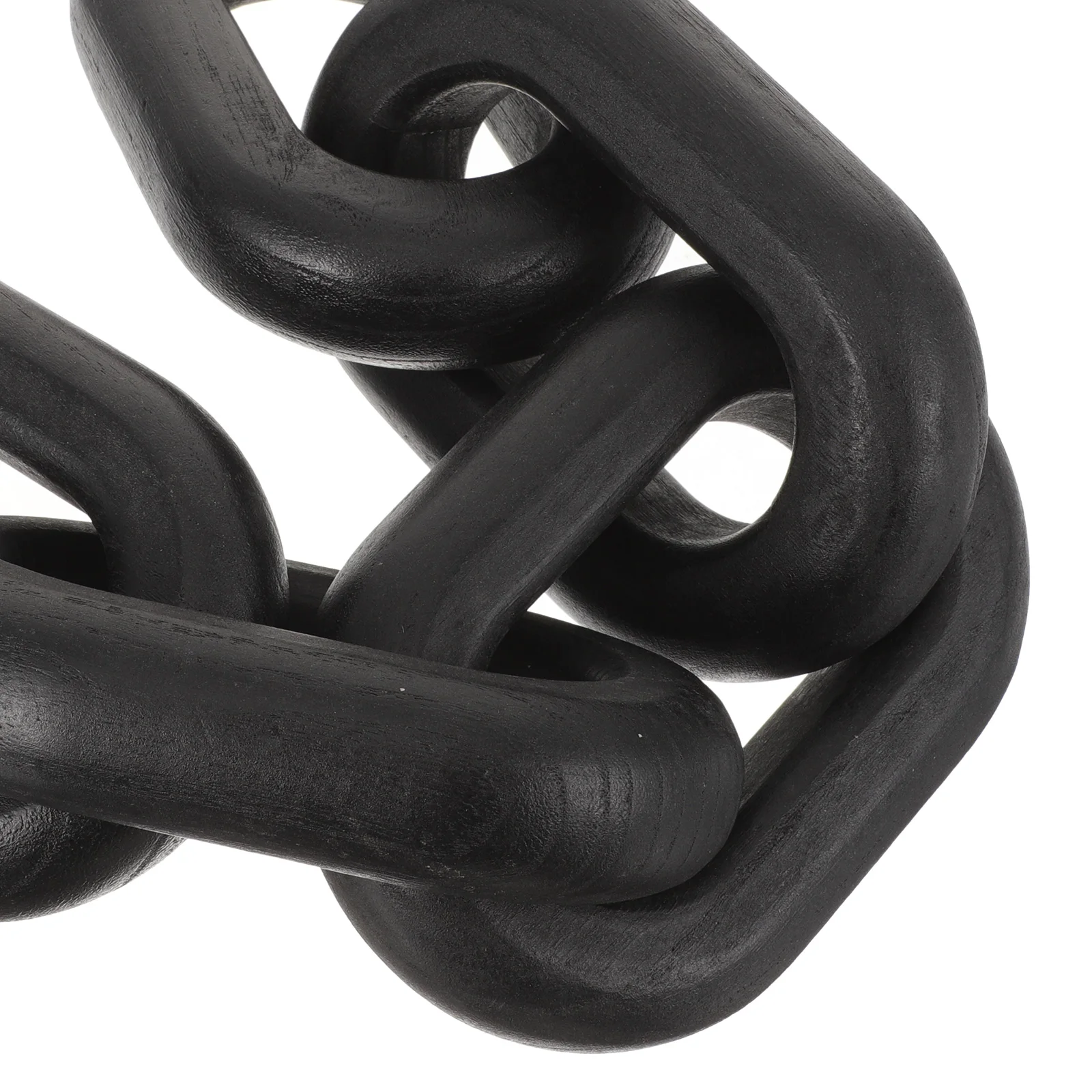 

Wooden Chain Decor Natural Wood Knot Craft For Home Desktop, Living Room Ornament, Farmhouse Cabinet Decor, Neutral Room