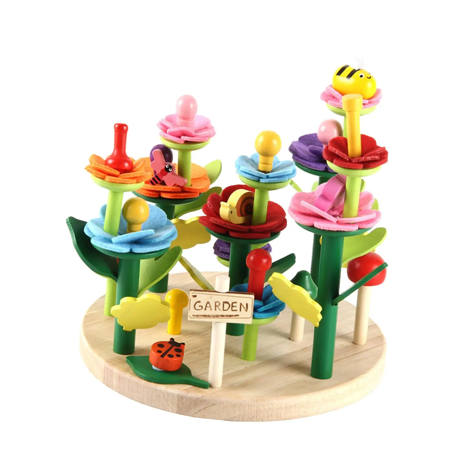 Jouets de construction de jardin de fleurs, motricité fine, jouets mentaires oriels interactifs pour parents et enfants, jouets Montessori pour garçons et filles, cadeaux pour enfants