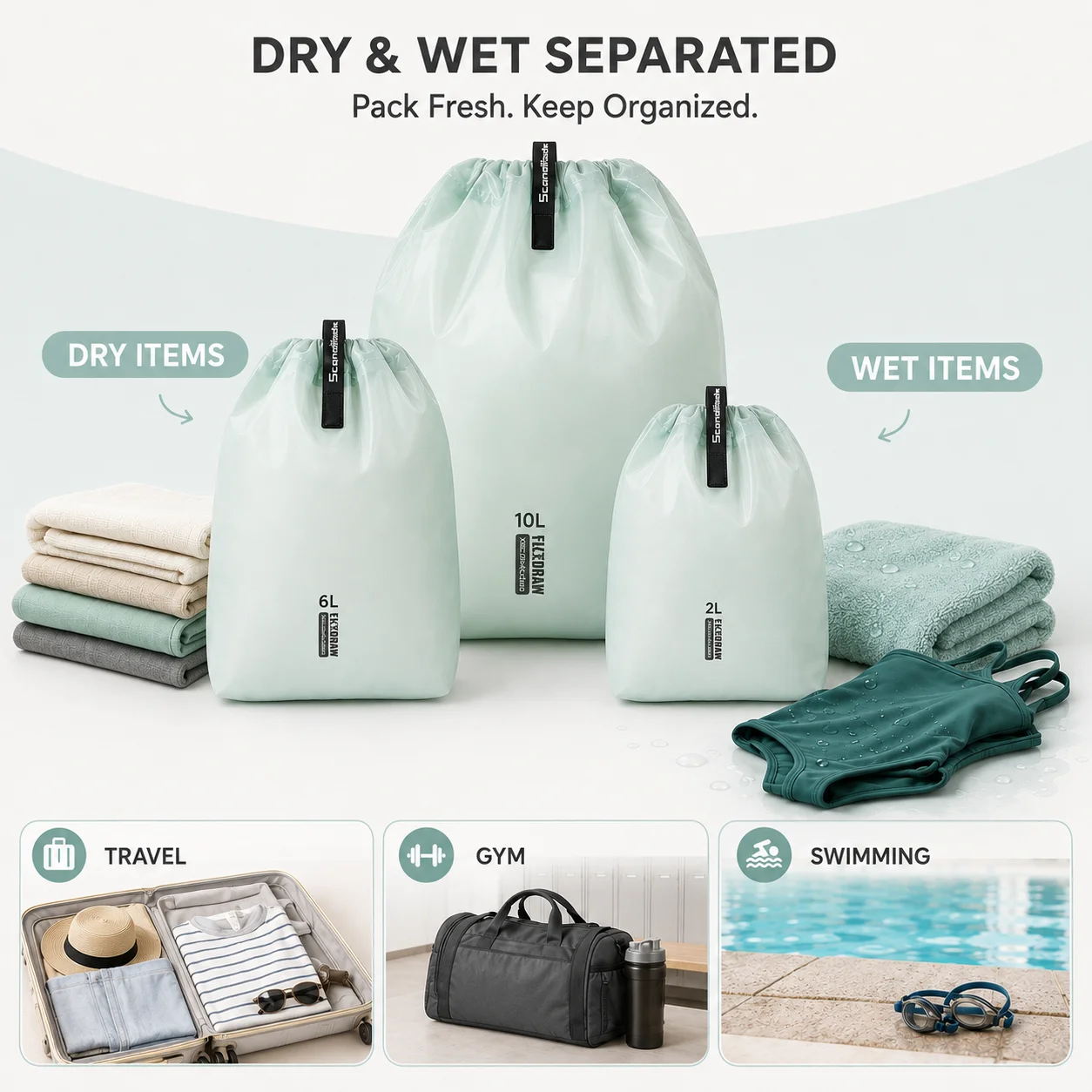 Large Capacity Waterproof Stor - огляд і ціна Hiking Backpack Waterproof