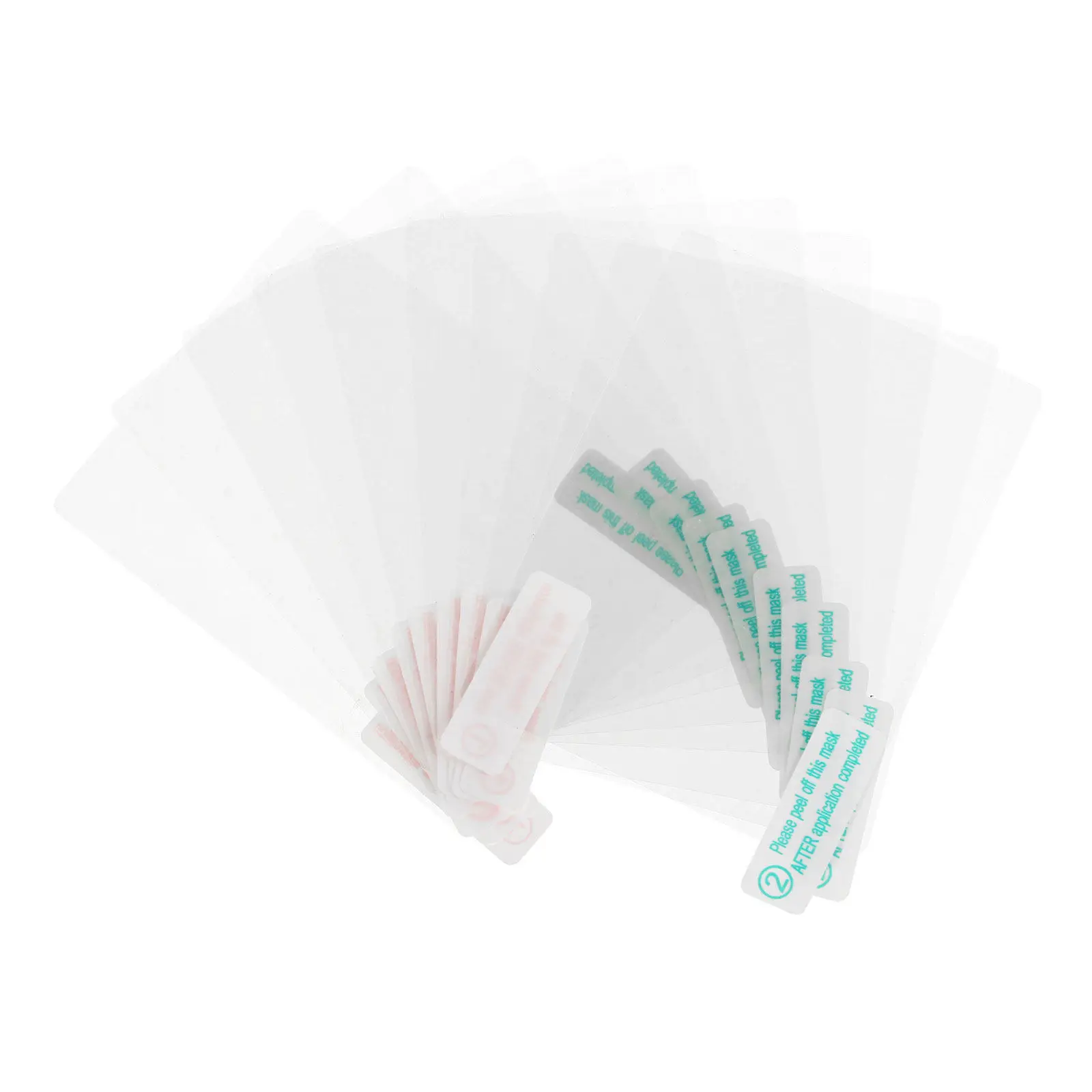 

50Pcs Dashcam Windshield Static Sticker Electrostatic Cling Film Clear Transparent Mount Secure Hold for Automotive Use