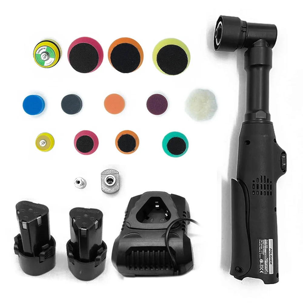 Kit de Machine de polissage et de cire Rechargeable, Machine de polissage de voiture électrique, polisseuse de voiture, Mini polisseuse automatique électrique