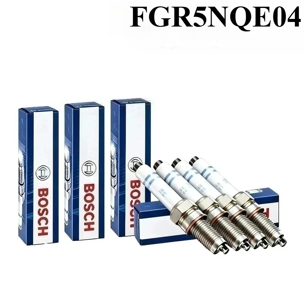Bosch FGR5NQE04 4-Electrode Spark Plug Stable Ignition Fit For Porsche 911 997 Cayenne 4.8 Vehicle