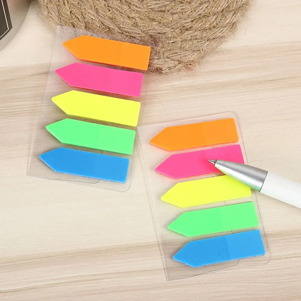Office School Supplies Memo Pad Sticky Notes Planner Stickers Paper Sticker Bookmarks Fluorescent Notes