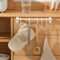 1/2PCS Laminate Hook Shelf Kitchen Cabinet Door Towel Rack Drawer Door Shelf Wardrobe Clothes Rack Bag Hanger