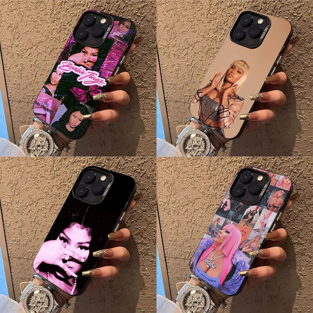 Hot Singer N-Nicki M-Minaj Phone Case  Phone Case For iPhone 14 16 15 11 12 13 Pro Max Mini Plus Shockproof Cover