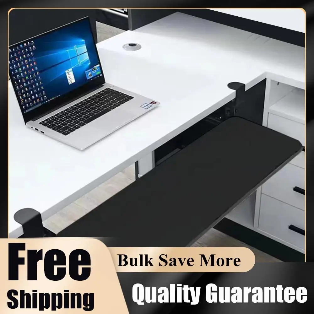 Keyboard Tray Under Desk Height Adjustable Pull Out Keyboard Tray Slide Out Computer Keyboard Drawer Under Desk Keyboard Drawer