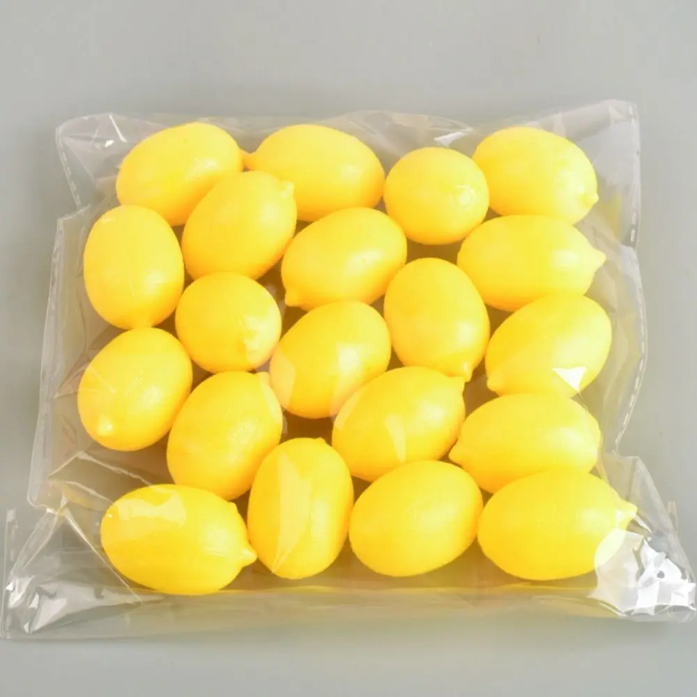 20 stücke Lebensechte Mini Simulation Lebensmittel Modell Erdbeere Banane Künstliche Früchte Modell Ananas Nette Simulation Küche Spielzeug