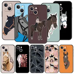 Frederik The Great beauty horse Funda For iPhone 13 15 14 12 11 Pro MAX Case Luxury Shell XR X SE XS 7 8 Plus Phone Cover