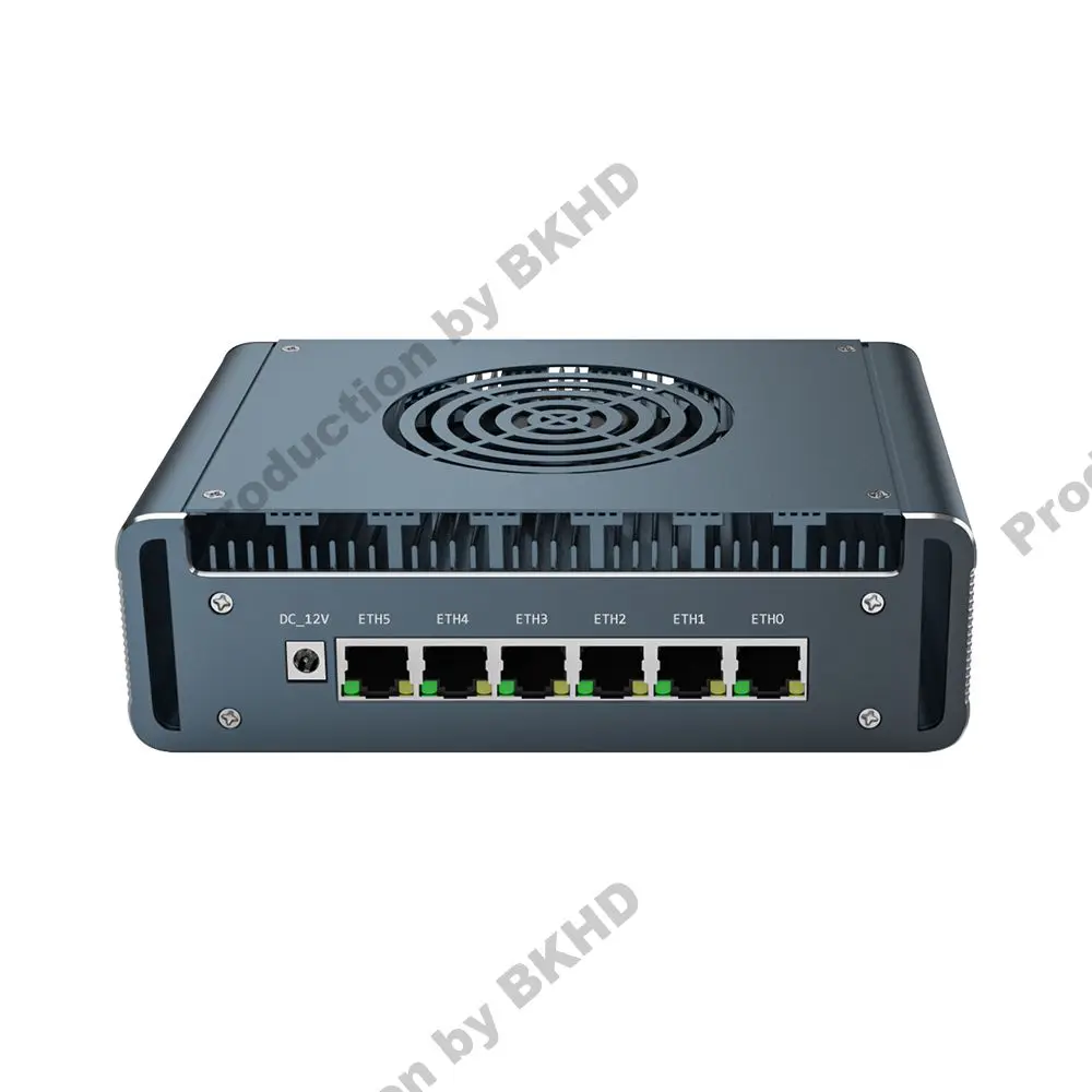 IKuaiOS Mini Aparato de Red 6x2.5GbE Intel 11.a Gen Compatible con Windows Pfsense Ubuntu ESXi PVE para Enrutador Firewall Virtual