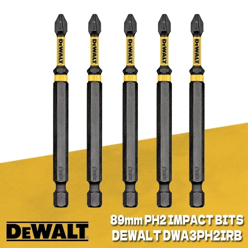

DEWALT DWA3PH2IRB 1/2-Inch Phillips IMPACT READY FlexTorq Bits Power Tools Accessory Drill Bit Set