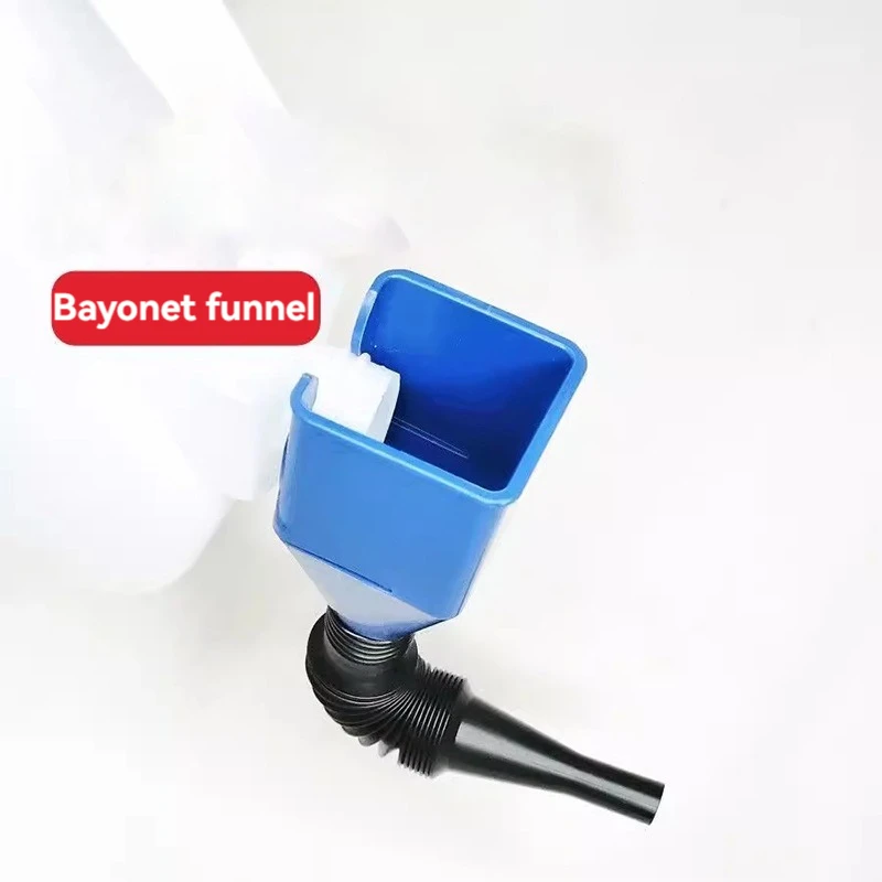 2024 New Pattern Plastic Fuel Funnel Portable Folding And Retractable Hose Funnel Hands-free Filling For Gasoline Funnel