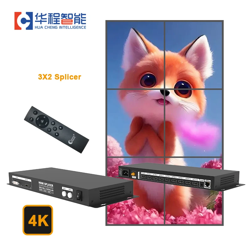 For Splicer LED Video Splicer AMS-HVS C9 Remote Control 1 In 9 Out Security Monitor Video Display Signal Swithcer