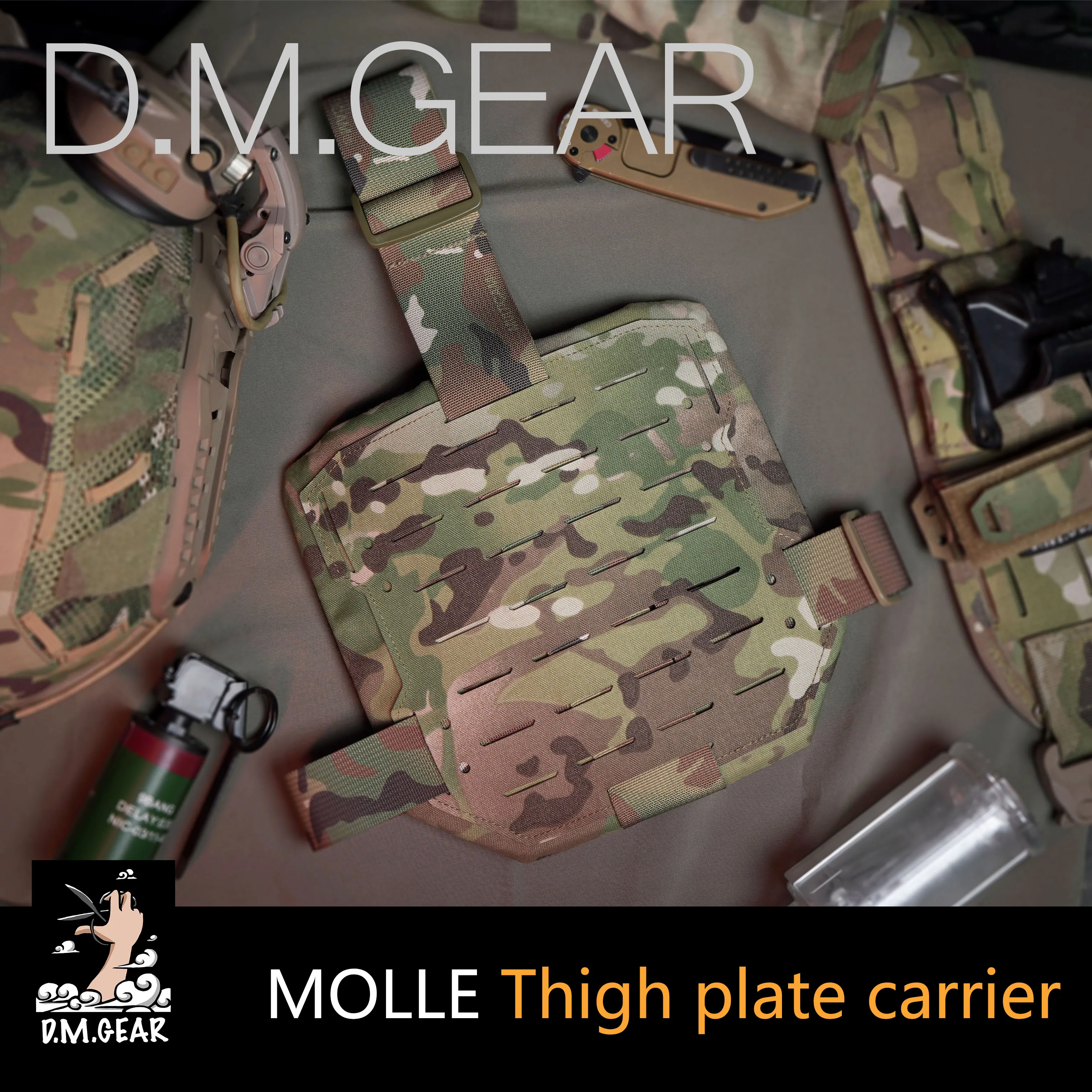 

DMGear Тактическая кобура для пистолета Molle, платформа, подсумок для журналов, защита бедра, пистолет Glock, переноска для страйкбола