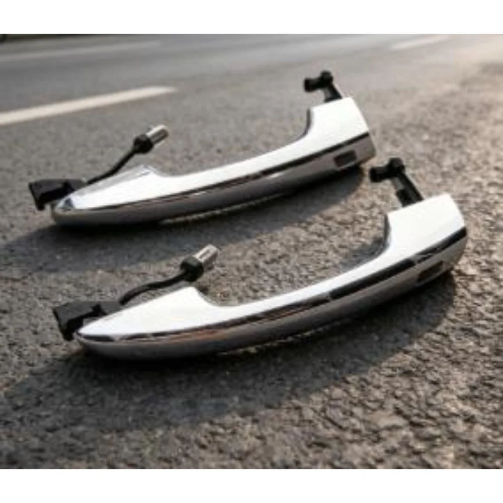 

1pc 82651-C1110 82661-C1110 Genuine Front Exterior Outside Door Handle Chrome Keyless Entry Button for Hyundai Sonata 2015-2018