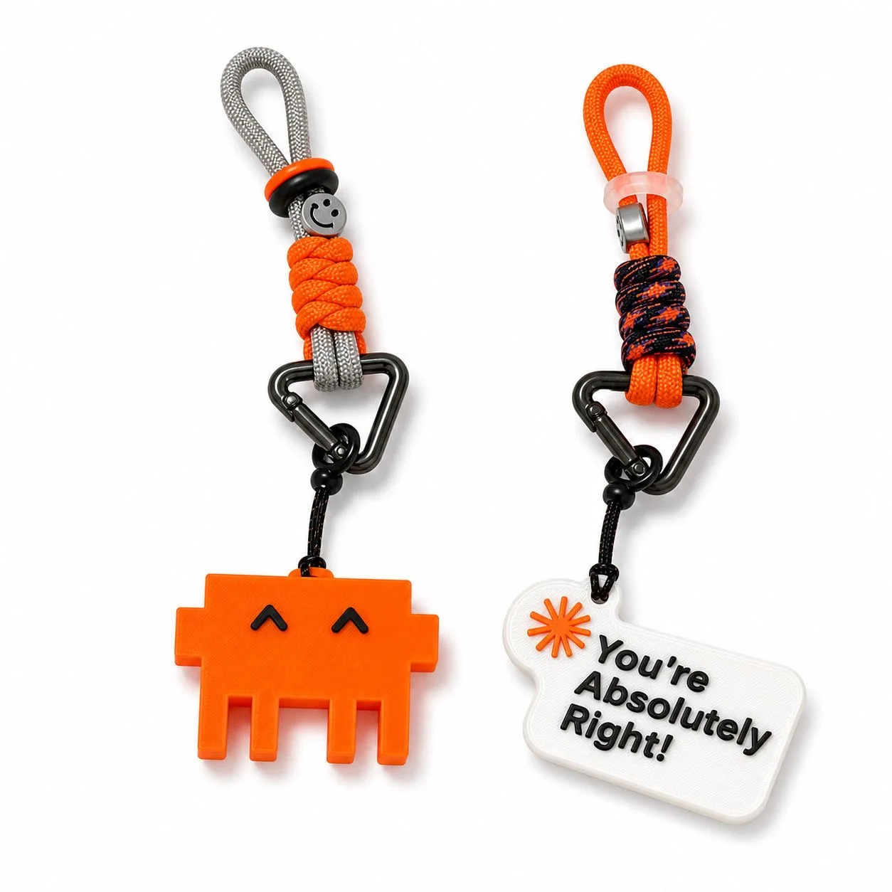 ClaudeCode Creative Gift Pixel Pet Car Keychain Climbing Bag Decoration Acrylic Character Shape Festive Supplies