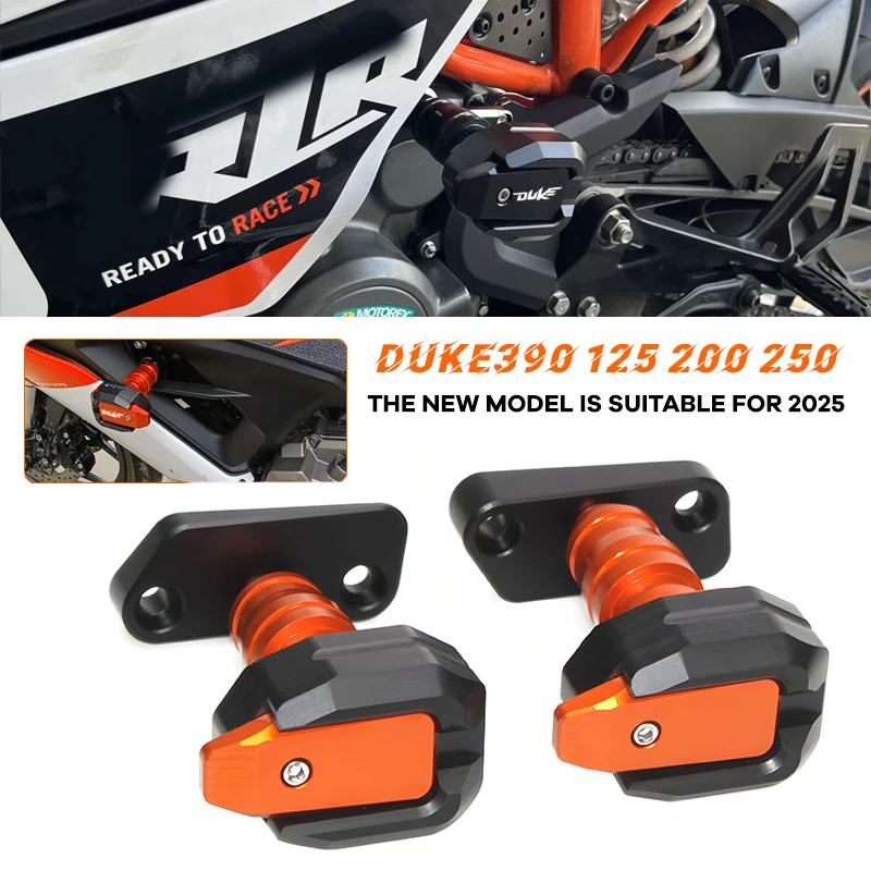 

2025 For DUKE390 DUKE125 DUKE200 DUKE 200 250 390 Motorcycle Falling Protection Frame Slider Fairing Guard Crash Pad