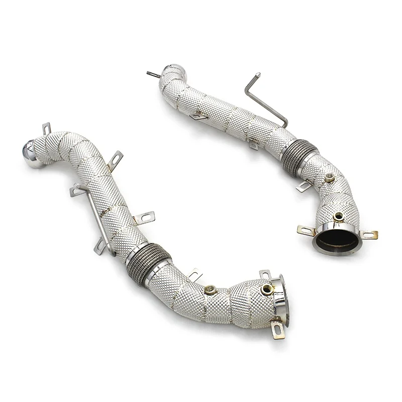 Head Section High flow Pipes Exhaust Pipes branch downpipe Exhaust Pipe with catalyst for Mclaren 540C/570/570S/570GT