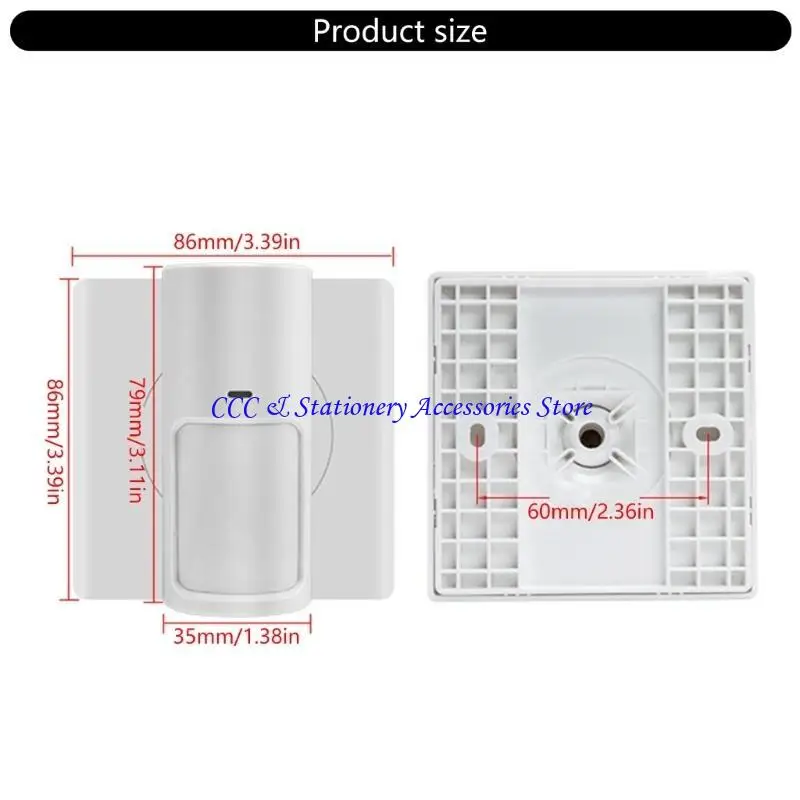 Q1JC Wireless ABS Motion Detector ذكي وليس أنظمة السرقة للسكني