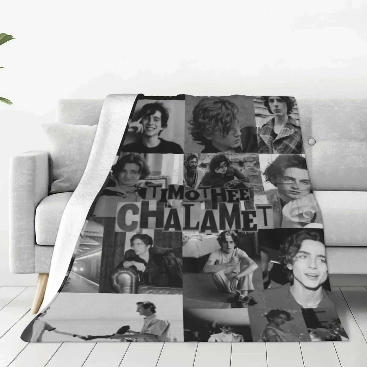 T-Timothee Chalamets Soft Durable Blanket Handsome Actor Travel Office Bedding Throws Winter Flannel Bedspread Sofa Bed Cover