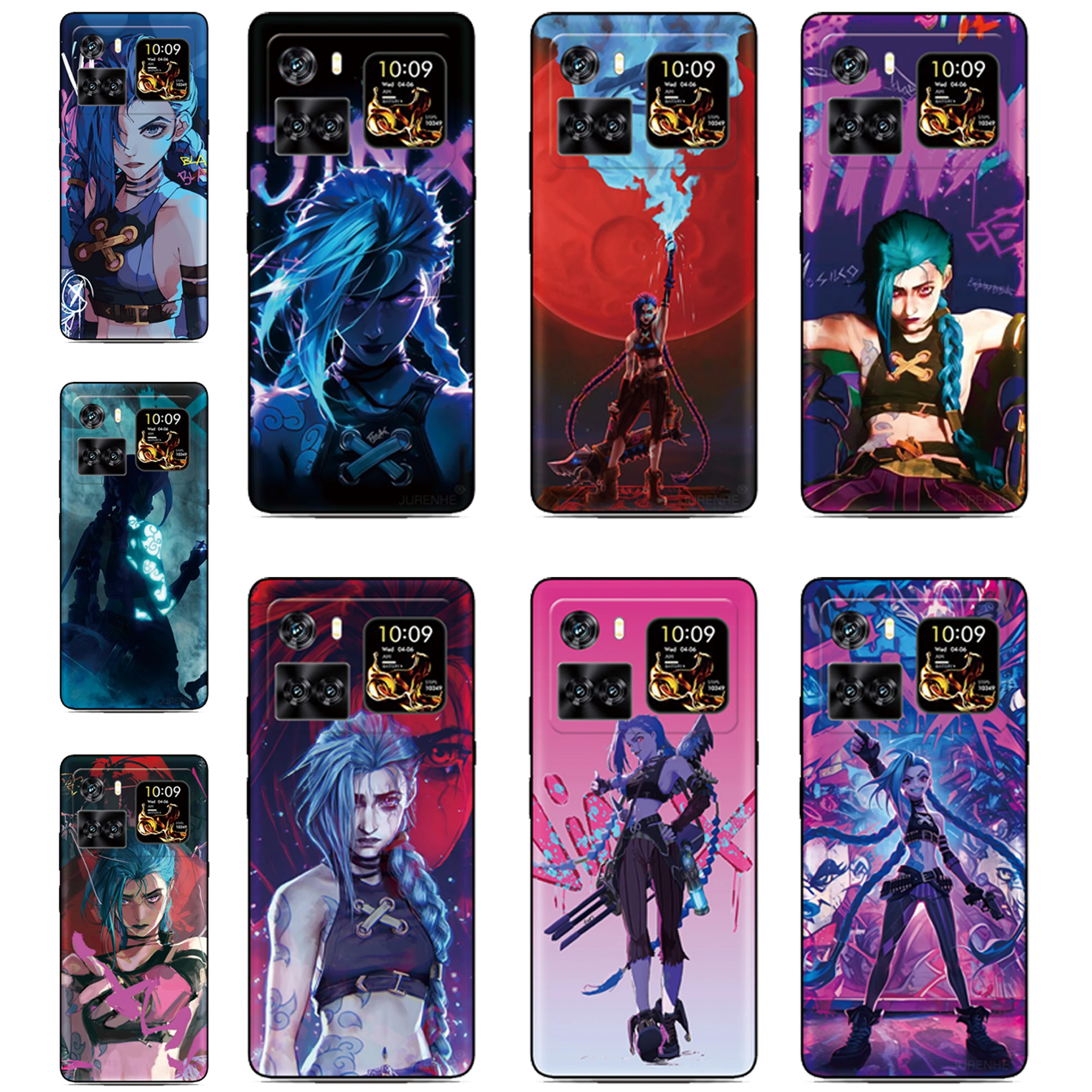 

Arcanes Jinx Anime Phone Case For Cubot X100 Shockproof Soft TPU Back Cover CubotX100 Personalised Customized Photo Silicone