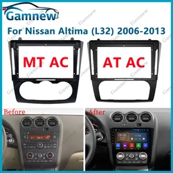 9 Inch Car Frame Fascia Adapter Canbus Box Decoder For Nissan Altima Teana 2006-2012 Android Radio Dash Fitting Panel Kit