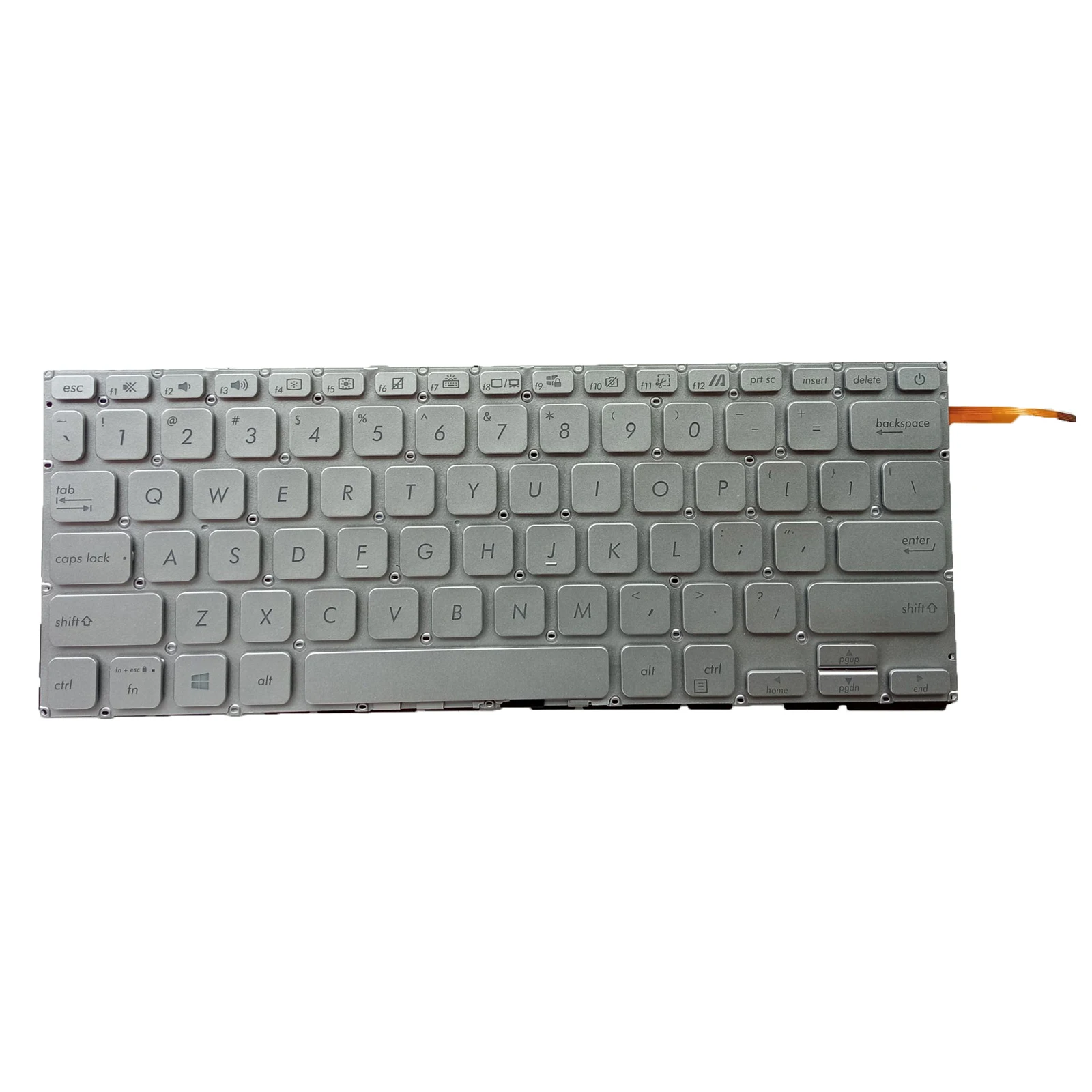 Imagem -03 - Teclado Retroiluminado us para Asus Vivobook 14 Prateado X415ja X415jans X415jf X415jp X415ea X415ea