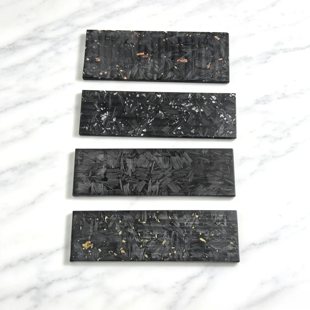1pc Outdoor Knife Tools DIY Knife Accessory vNew Resin Carbon Crushing Composite Patch Plate Handle Material 135x40x4mm