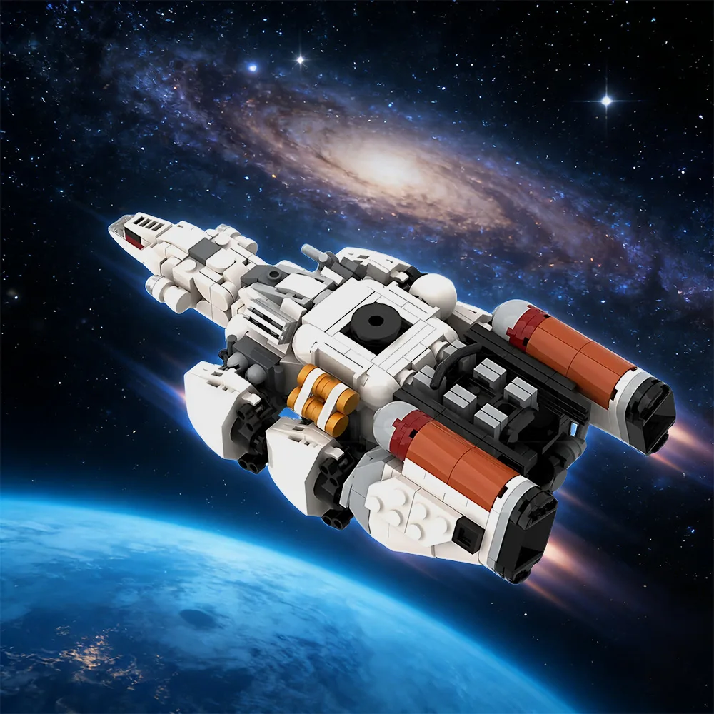 

Gobricks MOC Starfield The Frontier Космический корабль Строительные блоки Модель Starfield Game The Frontier Космический корабль Кирпичи Игрушки Подарки для детей
