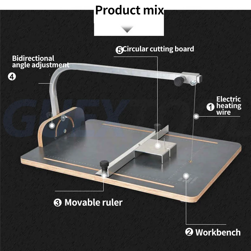 Foam Cutting Machine Pearl Sponge Electric Cutting Table KT Board EPS Foam Electric Wire Cutting Tool Electric Foam Cutting Mach