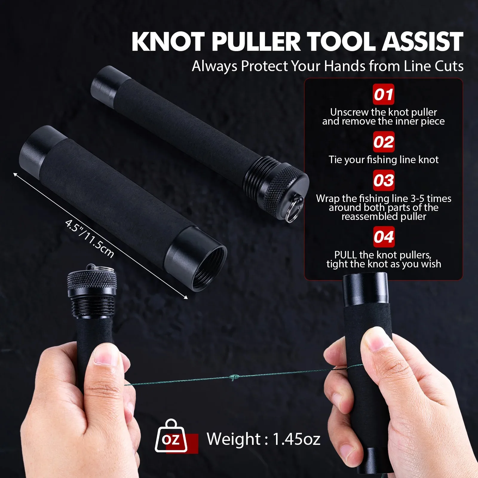 Alicates Pesca Goture Multifunción – Acero Inoxidable con Balanza - imagen 4