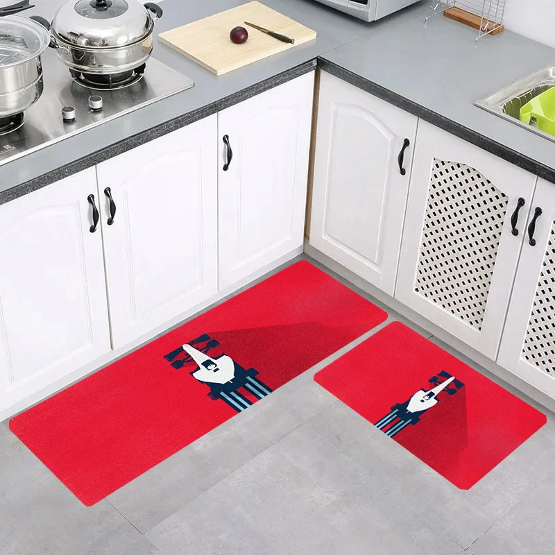 Carpets M-MartiniS Racing Kitchen Mat Rugs Balcony Home Room Mats Carpet Entrance of House Foot Rug Doormat Door Bathroom Bath