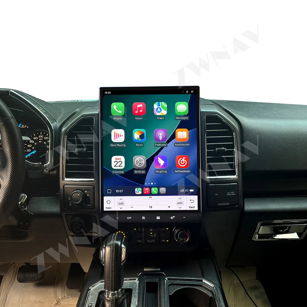 

ZWNAV 16.2 Inch Android Car DVD Player for Ford F150 2015-2020 Wireless Carplay Auto Touch Screen GPS Navi DSP Display