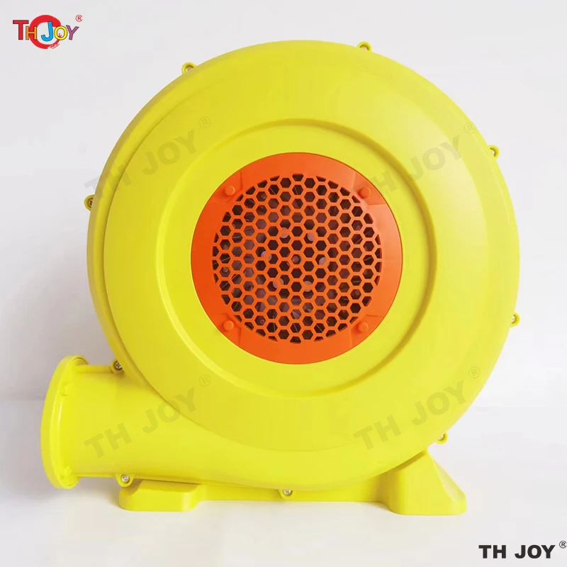 750W Outdoor Indoor Electrical Air Blower, Air Pump Fan for Inflatable Bounce Castle Safe Portable  Orange or Yellow and Green