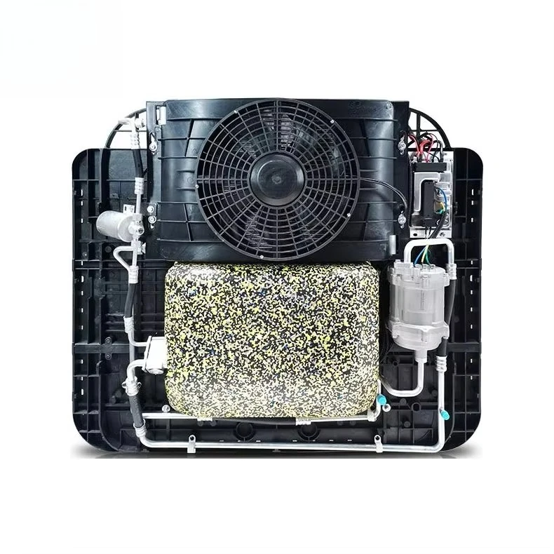 مكيف هواء كهربائي عالي الجودة على السطح 12 فولت لشاحنة المنزل المتنقل بمقصورة الحافلة RV Caravan #3